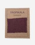 Aubergine Purple Linen Lampshade - Tropikala