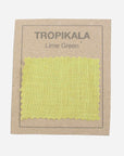 Lime Green Linen Lampshade - Tropikala
