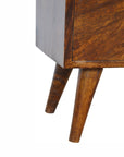 Sol Mango Wood Cabinet in Chestnut