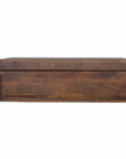 Karera Floating Mango Wood Console in Chestnut