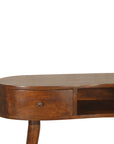 Floro Mango Wood Desk in Chestnut