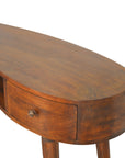 Floro Mango Wood Desk in Chestnut