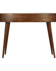 Floro Mango Wood Desk in Chestnut