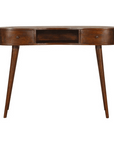 Floro Mango Wood Desk in Chestnut