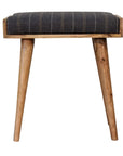 Jaya Pewter Tweed Mango Wood Stool