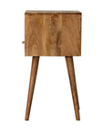 Nusa Mango Wood Bedside Table in Blush