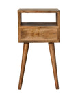 Nusa Mango Wood Bedside Table in Blush