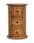 Cidra Mango Wood Chest of Drawers in Oak