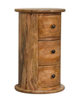 Cidra Mango Wood Chest of Drawers in Oak