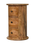 Cidra Mango Wood Chest of Drawers in Oak