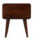 Batu Mango Wood Bedside Table in Walnut