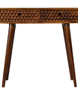 Gabon Dark Mango Wood Console Table