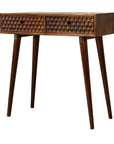 Gabon Dark Mango Wood Console Table