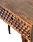 Gabon Dark Mango Wood Console Table