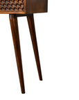 Gabon Dark Mango Wood Console Table