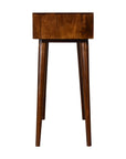 Gabon Dark Mango Wood Console Table