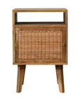 Savannah Mango Wood Bedside Table in Oak