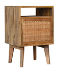 Savannah Mango Wood Bedside Table in Oak