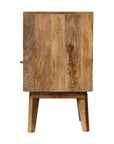 Savannah Mango Wood Bedside Table in Oak