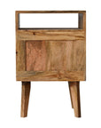 Savannah Mango Wood Bedside Table in Oak