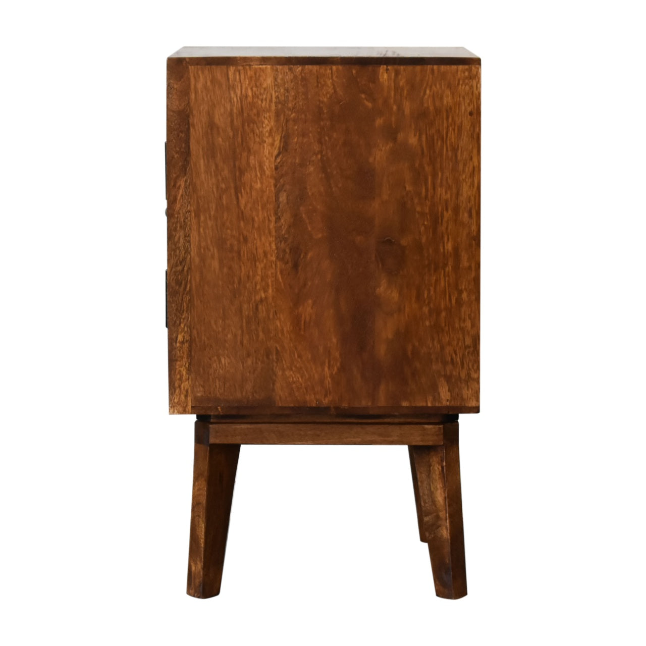 Toba Dark Mango Wood Bedside Table