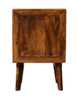 Toba Dark Mango Wood Bedside Table