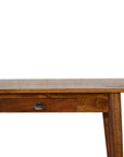 Klang Mango Wood Desk in Chestnut