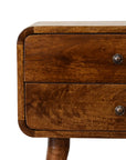 Batu Mango Wood Bedside Table in Chestnut