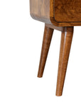 Batu Mango Wood Bedside Table in Chestnut