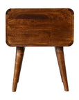 Batu Mango Wood Bedside Table in Chestnut