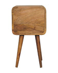 Lago Mango Wood Bedside Table in Oak