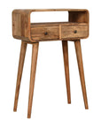 Kohala Mango Wood Console Table in Oak