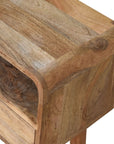 Kohala Mango Wood Console Table in Oak