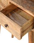 Kohala Mango Wood Console Table in Oak