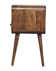 Soa Mango Wood Bedside Table in Grey Wash