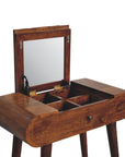 Oslo Mango Wood Dressing Table in Chestnut
