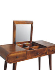 Stockholm Mango Wood Dressing Table in Chestnut