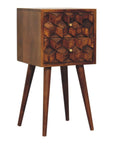 Lapua Mango Wood Bedside Table in Chestnut