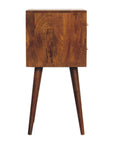 Lapua Mango Wood Bedside Table in Chestnut