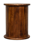 Linden Drum Chest of Drawers in Chestnut