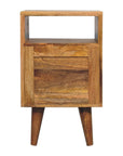 Kuwala Mango Wood Bedside Table in Oak