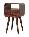 Goa South Mango Wood Bedside Table in Chestnut