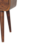 Goa South Mango Wood Bedside Table in Chestnut