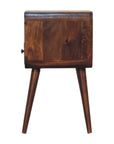 Goa South Mango Wood Bedside Table in Chestnut