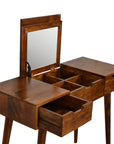 Java Mango Wood Dressing Table in Chestnut