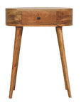 Vadso Mango Wood Console Table in Oak