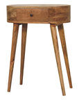 Vadso Mango Wood Console Table in Oak