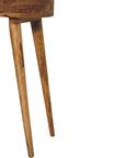 Vadso Mango Wood Console Table in Oak