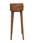 Vadso Mango Wood Console Table in Oak