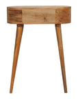 Vadso Mango Wood Console Table in Oak